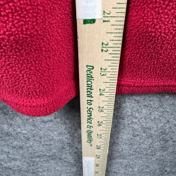LL Bean Fleece Jacket Sweatshirt Womens XL Pink Zip Pockets Pullover Outdoor - Picture 10 of 12